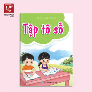 Sách - Bộ 3 cuốn Tập Tô số và tô chữ - Dành cho Bé từ 4-6 tuổi - NXB Hà Nội