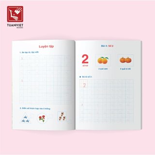 Sách Bộ 3 cuốn Bé Tập Viết và Học Toán -Dành cho trẻ chuẩn bị vào lớp 1- NXB Hà Nội