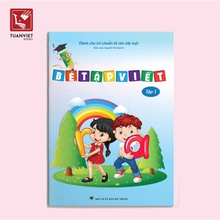 Sách Bộ 3 cuốn Bé Tập Viết và Học Toán -Dành cho trẻ chuẩn bị vào lớp 1- NXB Hà Nội