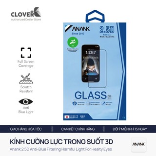 Kính Cường Lực Lọc Ánh Sáng Xanh ANANK cho iPhone 17 Pro Max 2.5D