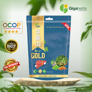 Trà túi lọc Cà Gai Leo Rau Má Gold GiGa - giúp thanh nhiệt, tăng cường chức năng gan, hạ men gan (250g/túi)