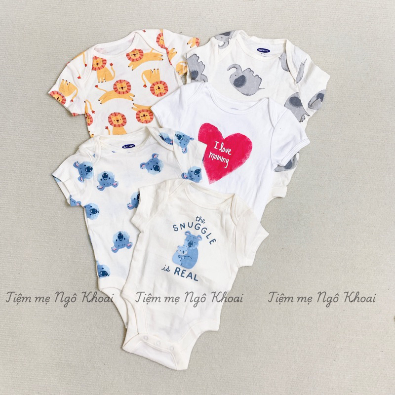 [MD92] ❤️OLD NGẮN TAY 3-6M link2 ❤️Body chip ngắn tay cho bé