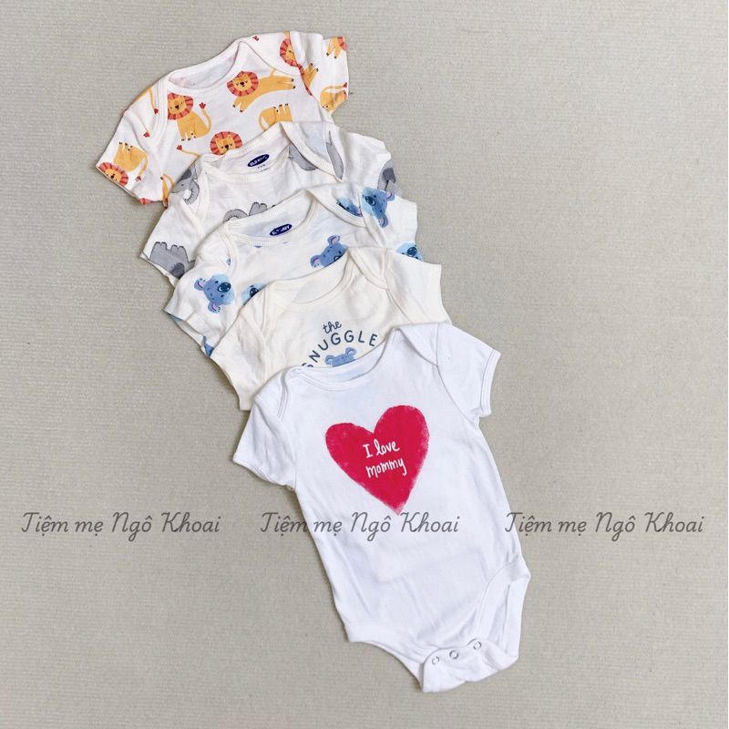 [MD92] ❤️OLD NGẮN TAY 3-6M link2 ❤️Body chip ngắn tay cho bé