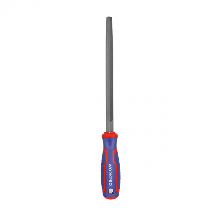Giũa tam giác WORKPRO kích thước 200mm (8 inch) WP251007 đánh bóng, làm mịn vật liệu hiệu quả - Hàng chuẩn chính hãng
