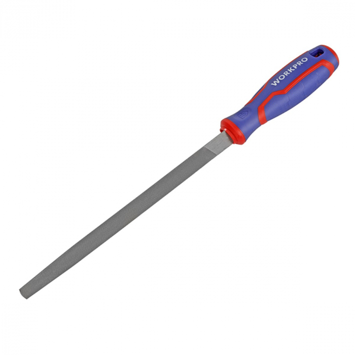 Giũa tam giác WORKPRO kích thước 200mm (8 inch) WP251007 đánh bóng, làm mịn vật liệu hiệu quả - Hàng chuẩn chính hãng