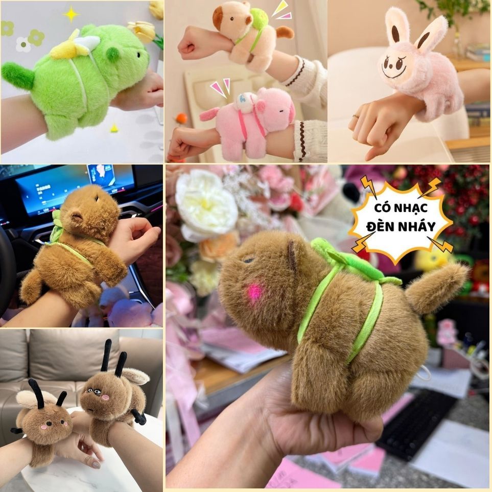 Capybara Đeo Tay Vòng Tay Capybara Vẫy Đuôi Đáng Yêu Capybara Vòng Tay Nhiều Mẫu Mã Capybara Ôm Tay Cao Cấp
