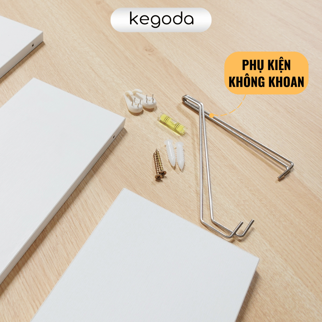Đánh Giá Kệ Gỗ Trang Trí Không Khoan KEGODA KT55 - Decor Nhà Đẹp