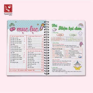 Sổ Giấy Lò Xo Take Notes Lớp 5 TUANVIET BOOKS cỡ A5 (Mới Nhất) - Toán, Văn, Anh