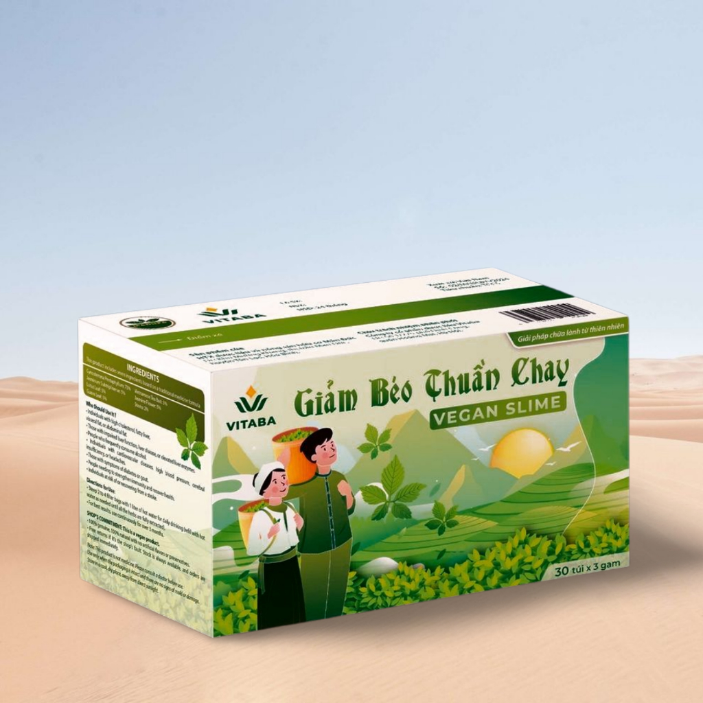 Giảm  béo thuần chay - Vegan Slim hiệu quả, an toàn hoàn toàn không hoá chất sử dụng lâu dài.