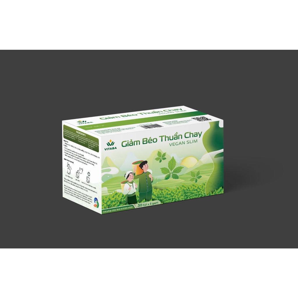 Giảm  béo thuần chay - Vegan Slim hiệu quả, an toàn hoàn toàn không hoá chất sử dụng lâu dài.