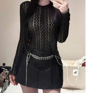 ÁO Body REN NỮ Dáng TAY QUẤN BIÊN XOĂN HƠI LOE BASIC NỮ THỜI TRANG