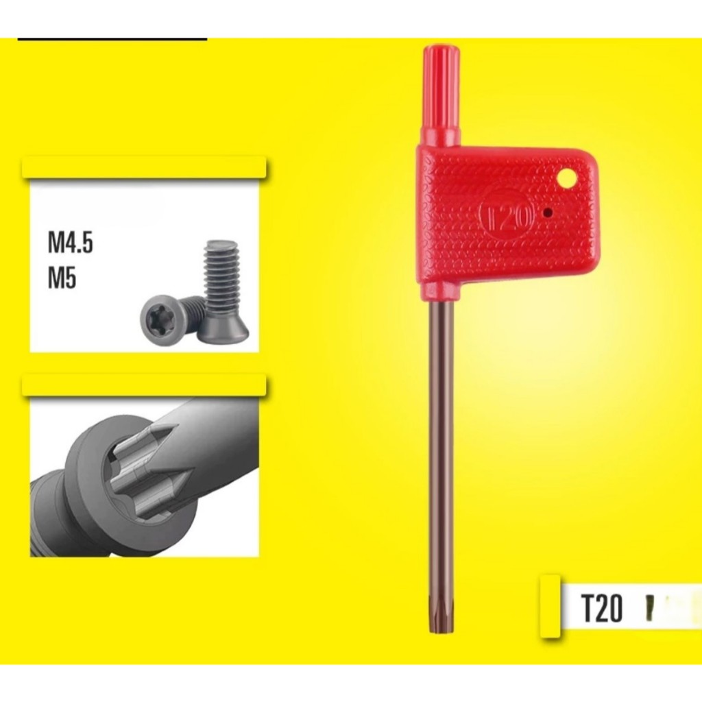 KHÓA HOA THỊ MỞ LẮP CÁN DAO TIỆN CNC T8 , T15 HOẶC T20