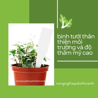 [5 cái] Chậu Trồng Cây 150x125mm Nâu/Trắng, hiệu Tân Tường Khang, vành cứng, chịu nhiệt tốt, bền