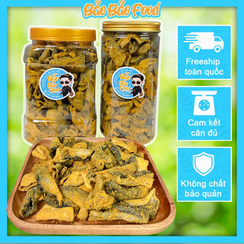 500g Snack Da Cá Trứng Muối – Phô Mai [Cân đủ không gồm bao bì] Ăn Vặt ...