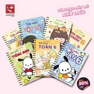 Sổ Giấy Lò Xo Take Notes Lớp 6Cánh Diều TUANVIET BOOKS cỡ A5(Mới Nhất)-Toán,Văn,Anh,Lý,Hóa,Sinh,KHTN