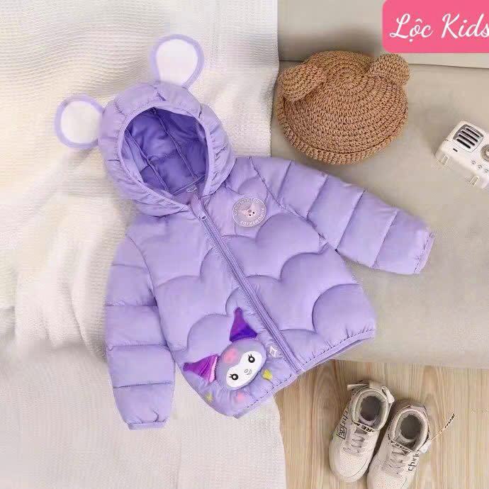Áo phao trẻ em, áo khoác siêu nhẹ cho bé trai, bé gái dày và ấm chuẩn hàng loại 1