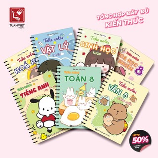 Sổ Giấy Lò Xo Take Notes Lớp 8 Cánh Diều TUANVIET BOOKS cỡ A5 (Mới Nhất)-Toán,Văn,Anh,KHTN