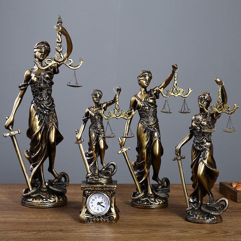 Tượng nữ thần công lý, Justitia , cán cân công bằng, lẽ phải