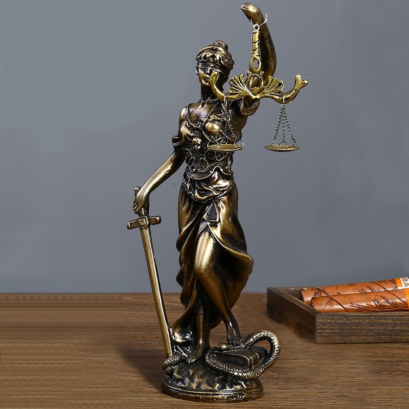 Tượng nữ thần công lý, Justitia , cán cân công bằng, lẽ phải