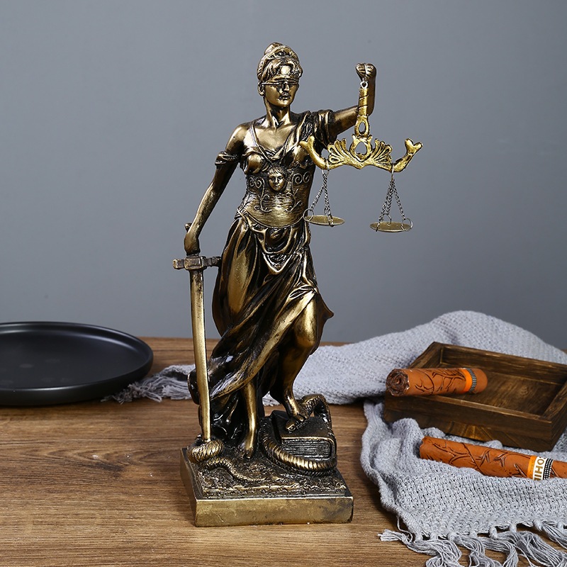 Tượng nữ thần công lý, Justitia , cán cân công bằng, lẽ phải