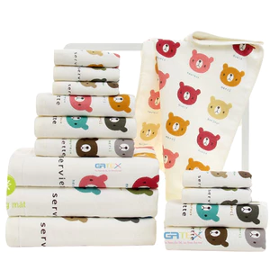 Khăn cotton 100% 2 lớp mềm mịn dày dặn - 25x50cm 35x35cm