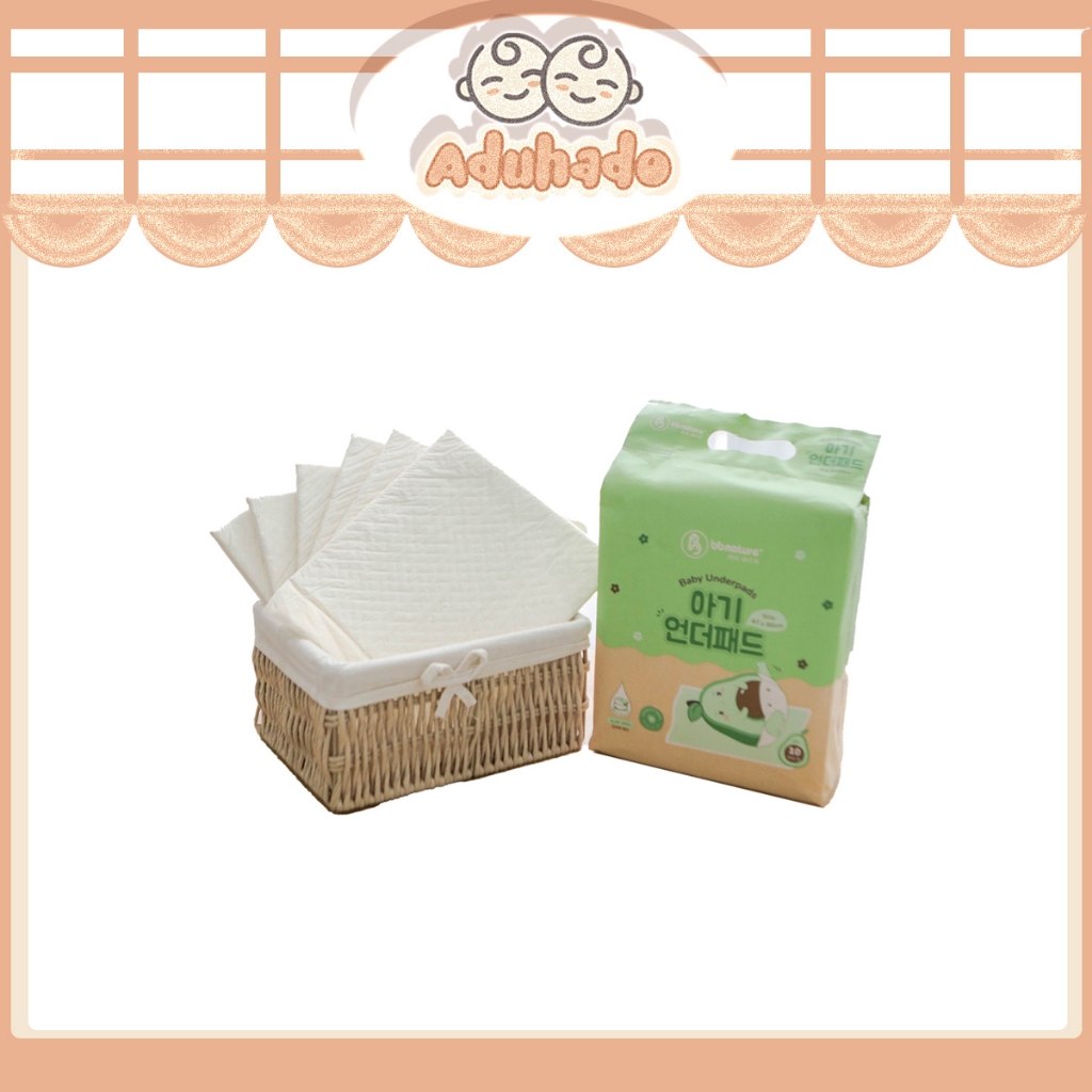 BB NATURE Tấm Lót Chống Thấm Cho Bé Sợi Tre Mềm Mỏng Thấm Hút Tốt An Toàn Kích Thước 47*60 cm