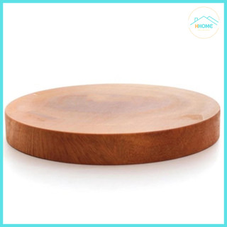Thớt gỗ tự nhiên tròn dày nhiều size lớn 33cm đến 44cm
