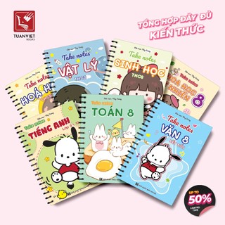 Sổ Giấy Lò Xo Take Notes Lớp 8 Kết Nối TUANVIET BOOKS cỡ A5 (Mới Nhất) - Toán, Văn, Anh,KHTN