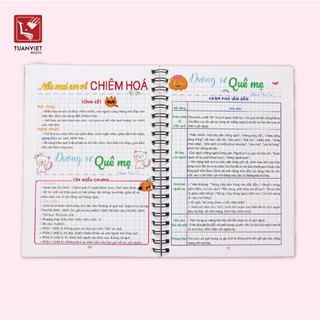 Sổ Giấy Lò Xo Take Notes Lớp 8 Kết Nối TUANVIET BOOKS cỡ A5 (Mới Nhất) - Toán, Văn, Anh,KHTN