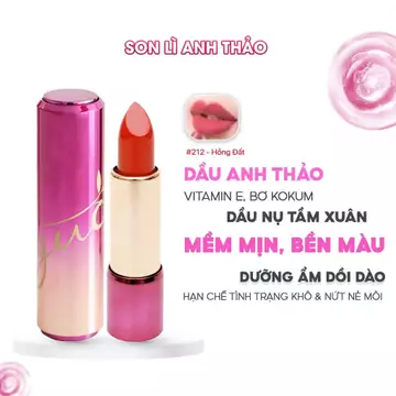 [0% Không Chì-Không Thủy Ngân-Cam Kết Không Khô Môi] Son Son Lì Anh Thảo Màu Hồng Đất Little Newbie GUO 5g