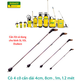 Cần xịt tay bóp 40cm đến 1M2 và Dây bình xịt DUDACO, Ron sin, Tay Bơm 5 Lít, 10 Lít