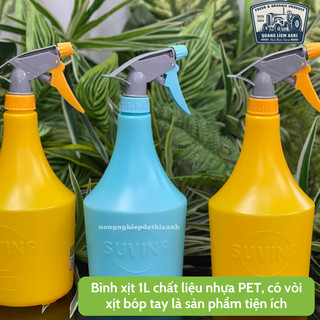 Bình xịt tay tưới cây 1 Lít Suvina - Công nghệ Nhật Bản [Hàng chính hãng]