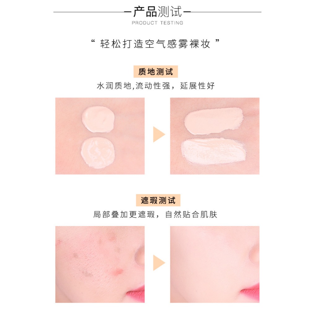 MACK ANDY Kem nền kiềm dầu che khuyết điểm mịn lỳ lâu trôi kem dạng lỏng 30ml | NHÍM HOUSE