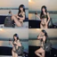 Bikini 2 mảnh cup ngực phối voan lưới dây buộc rút ( sẵn hàng) mẫu mới