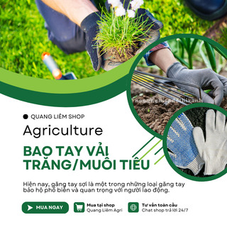 Bao Tay Vải Làm Vườn Len Trắng, Muối tiêu nhiều công dụng, rẻ, bền, đẹp – Giá tốt nhất thị trường