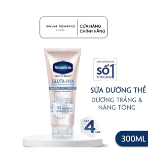 Sữa Dưỡng Thể Trắng Da Nâng Tone Vaseline Gluta Hya Niacinamide