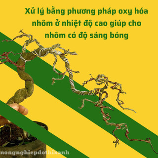 Kẽm Nhôm Uốn Cây, Dây Nhôm Uốn Cây Cảnh Bonsai Có chỉ/Không Chỉ, (2l, 2l5 → 8Ly) [BÁN TỪ 100GRAM]
