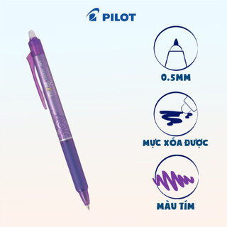 Bút Gel Xóa Được Pilot Frixion Ball Clicker (0.5mm/0.7mm) - Viết Êm, Xóa Sạch, Chính Hãng