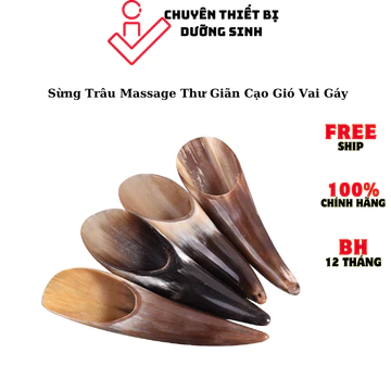 Dụng Cụ Cạo Gió Day Ấn Huyệt Sừng Trâu | Massage Dụng Cụ Diện Chẩn Chuyên Dụng Dành Cho Dưỡng Sinh.
