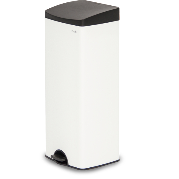 Thùng rác inox FITIS đạp vuông lớn dùng trong nhà bếp phòng khách văn phòng LSPL1-901 | BigBuy360 - bigbuy360.vn