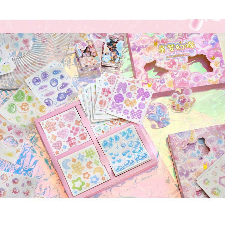 Hộp Sticker 100 tấm bong bóng bling bling | Shopee Việt Nam