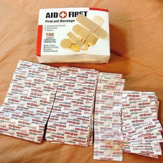 Siêu Hót hộp 100 cái băng gạc y tế tiệt trùng AID FIRST T8