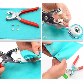 DỤNG CỤ BẤM KHUY CÚC ÁO ĐA NĂNG TẶNG KÈM 100 CÚC ÁO