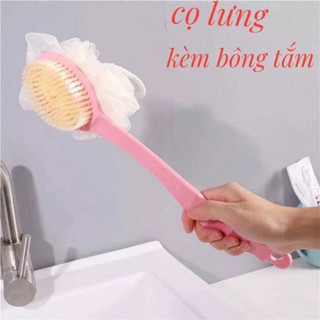 Cây Cọ Lưng Tắm Tiện Lợi Tích Hợp Bông Tắm và Bàn Chải Mềm Mịn Dễ Chịu Với Làn Da - Cọ Kì Lưng 2 Đầu 25