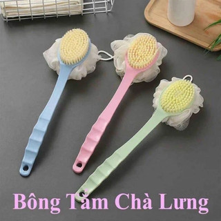 Cây Cọ Lưng Tắm Tiện Lợi Tích Hợp Bông Tắm và Bàn Chải Mềm Mịn Dễ Chịu Với Làn Da - Cọ Kì Lưng 2 Đầu 25