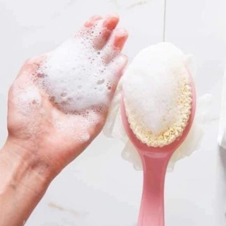 Cây Cọ Lưng Tắm Tiện Lợi Tích Hợp Bông Tắm và Bàn Chải Mềm Mịn Dễ Chịu Với Làn Da - Cọ Kì Lưng 2 Đầu 25