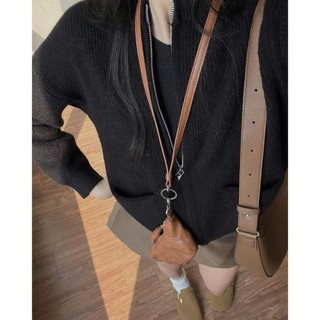 Áo cardigan len lông thỏ tay dài túi ngang 2 đầu kéo 247store