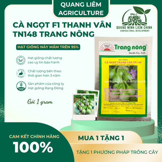 Cà ngọt F1 Thanh Vân TN148 (1gr) Trang Nông, hạt giống nảy mầm tốt, năng suất cao, trông quanh năm