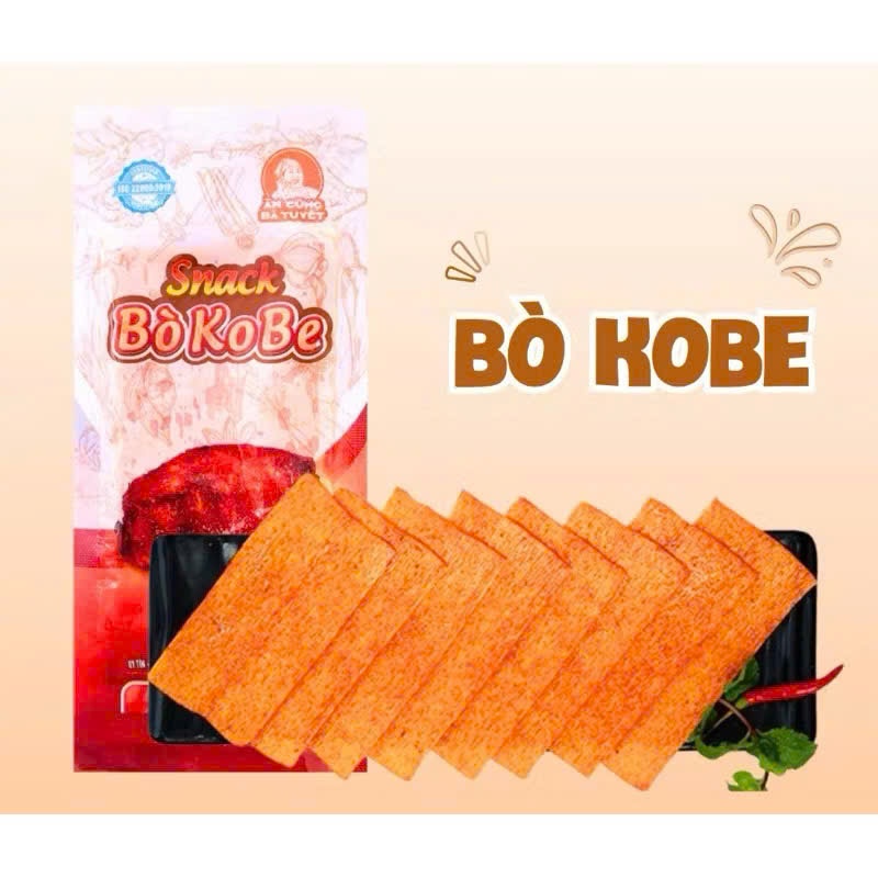 [ Tặng 1 sp bất kì ] Mua 10 gói SNACK BÒ KOBE BÀ TUYẾT - ĂN CÙNG BÀ ...