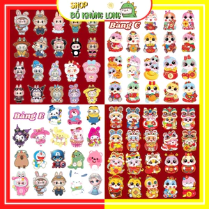 Bao Lixi Chipi Chibi Phản Quang Mẫu Siêu Hottrend 2026 Bính Ngọ - BỐ KHỦNG LONG